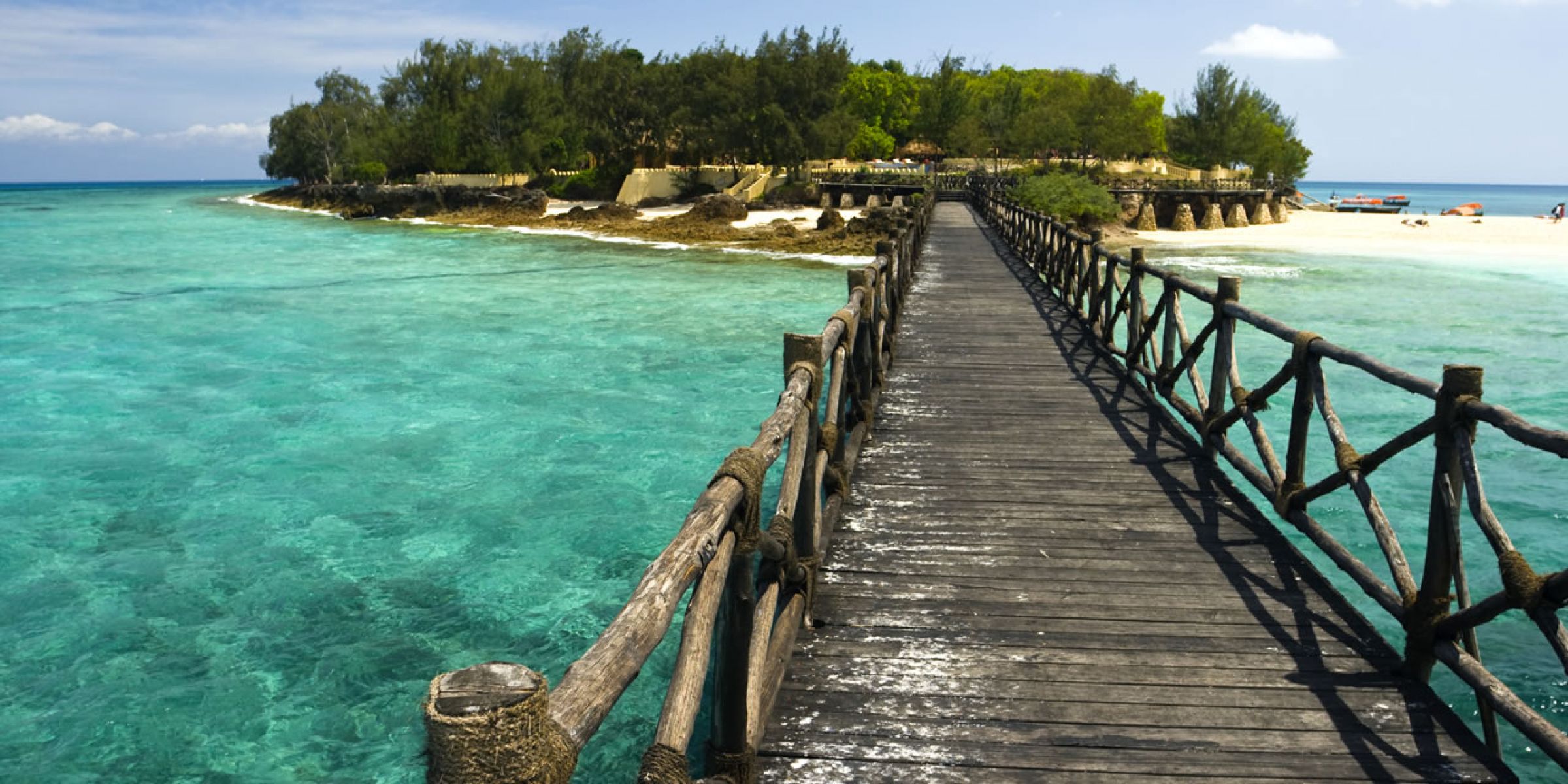 Prison Island Bridge in Zanzibar, Tanzania