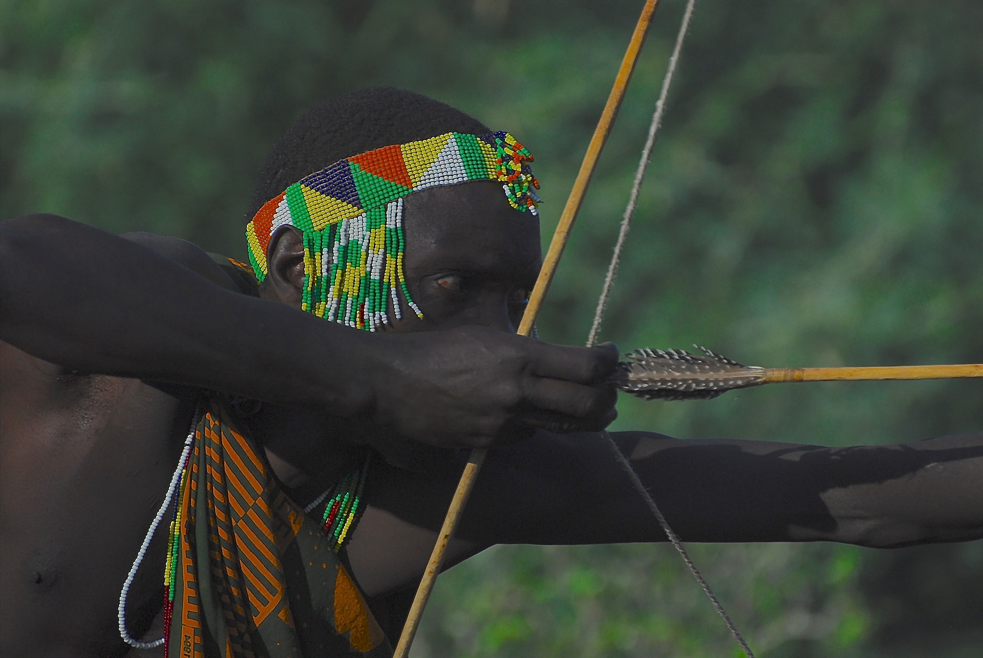 Hadzabe Warrior Hunting